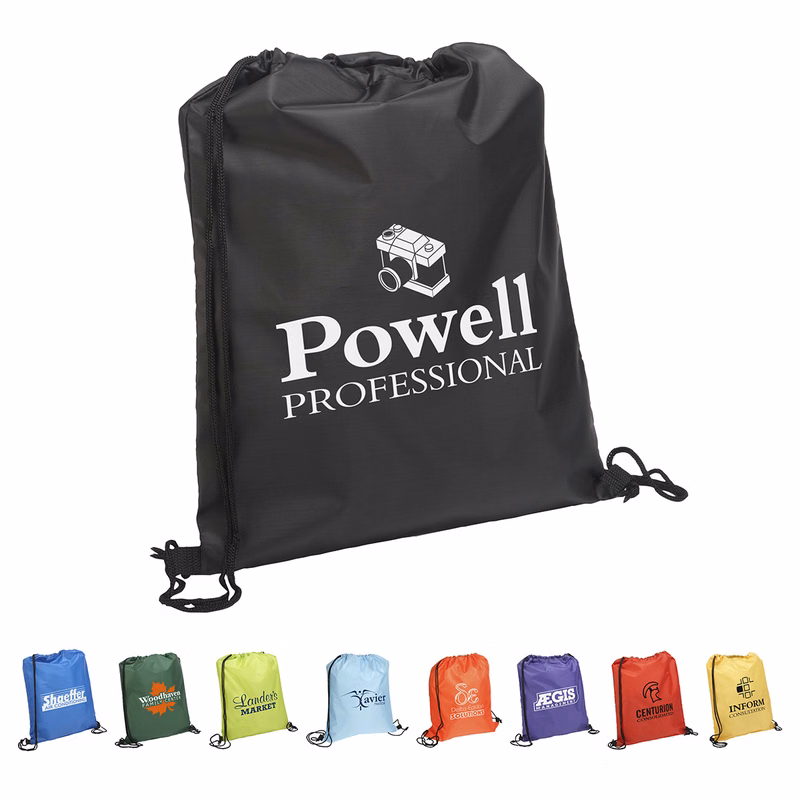 Quick Sling Polyester Budget Drawstring Bag