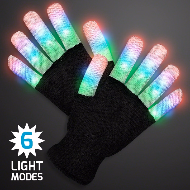 Strip Light Fingers LED Glow Gloves