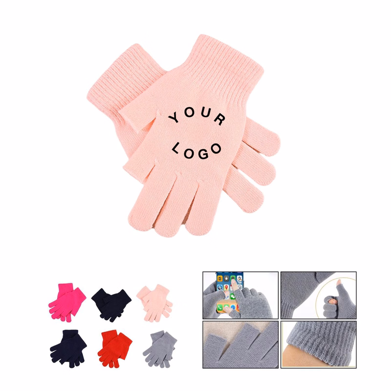 Knitted Fingerless Gloves for Winter Warmth