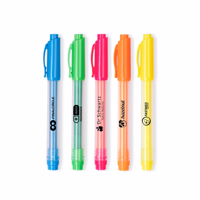 Dri Mark® Neon Clip Cap Translucent Highlighter