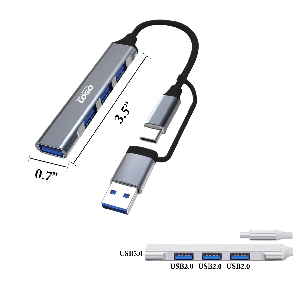 Dual USB Connector For Peripherals 1