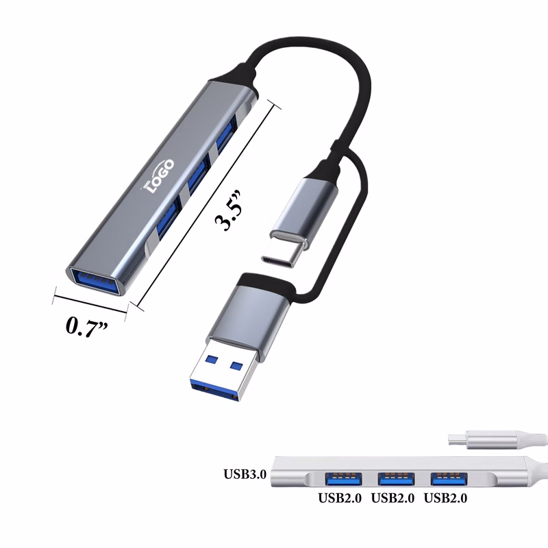 Dual USB Connector For Peripherals