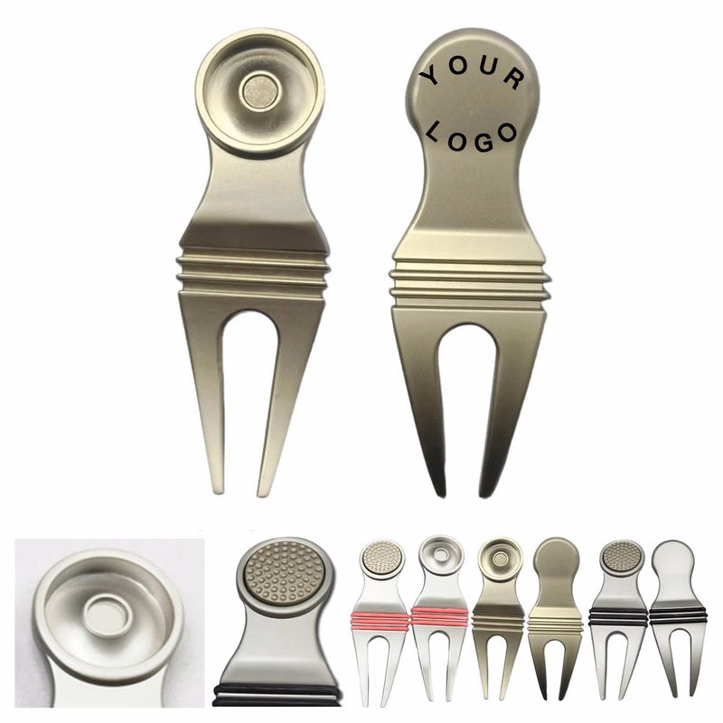 Alloy Pocket Golf Divot Repair Tool