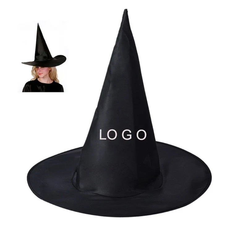 Black Halloween Witch Hat 1