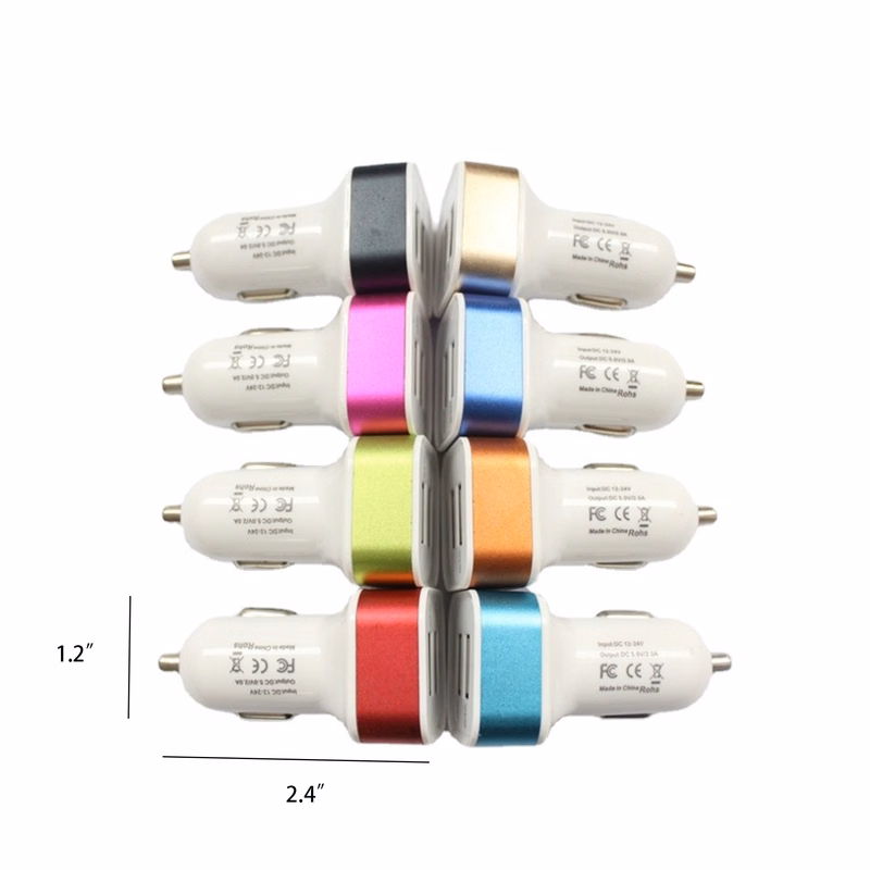 Adapter 2 Port USB Car Charger Cigarette Lighter