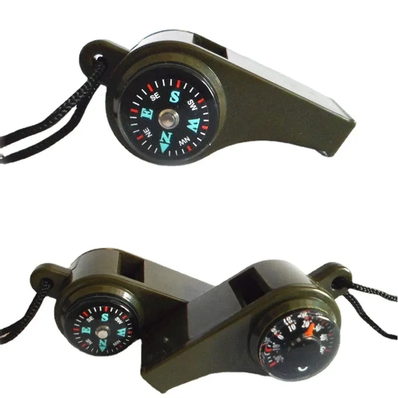 Outdoor 3-in-1 Compass Thermometer Whistle 1