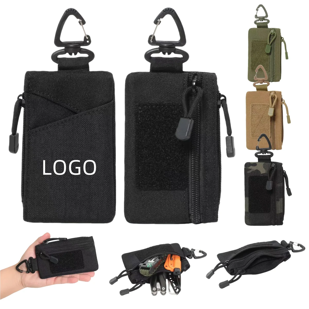 Outdoor Portable Storage Zipper Coin Purse 1