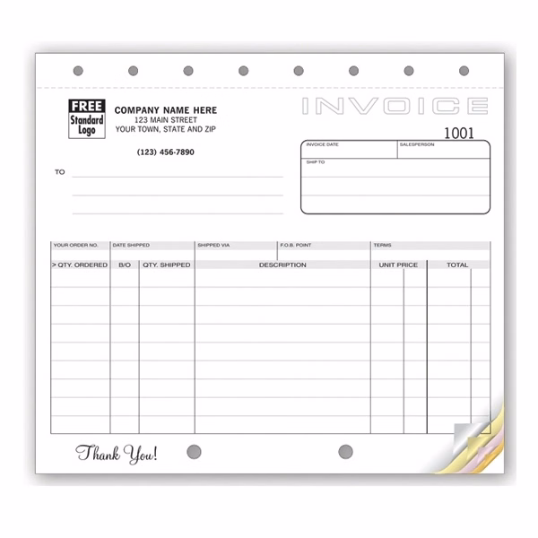 Shipping Invoices, Classic, Small