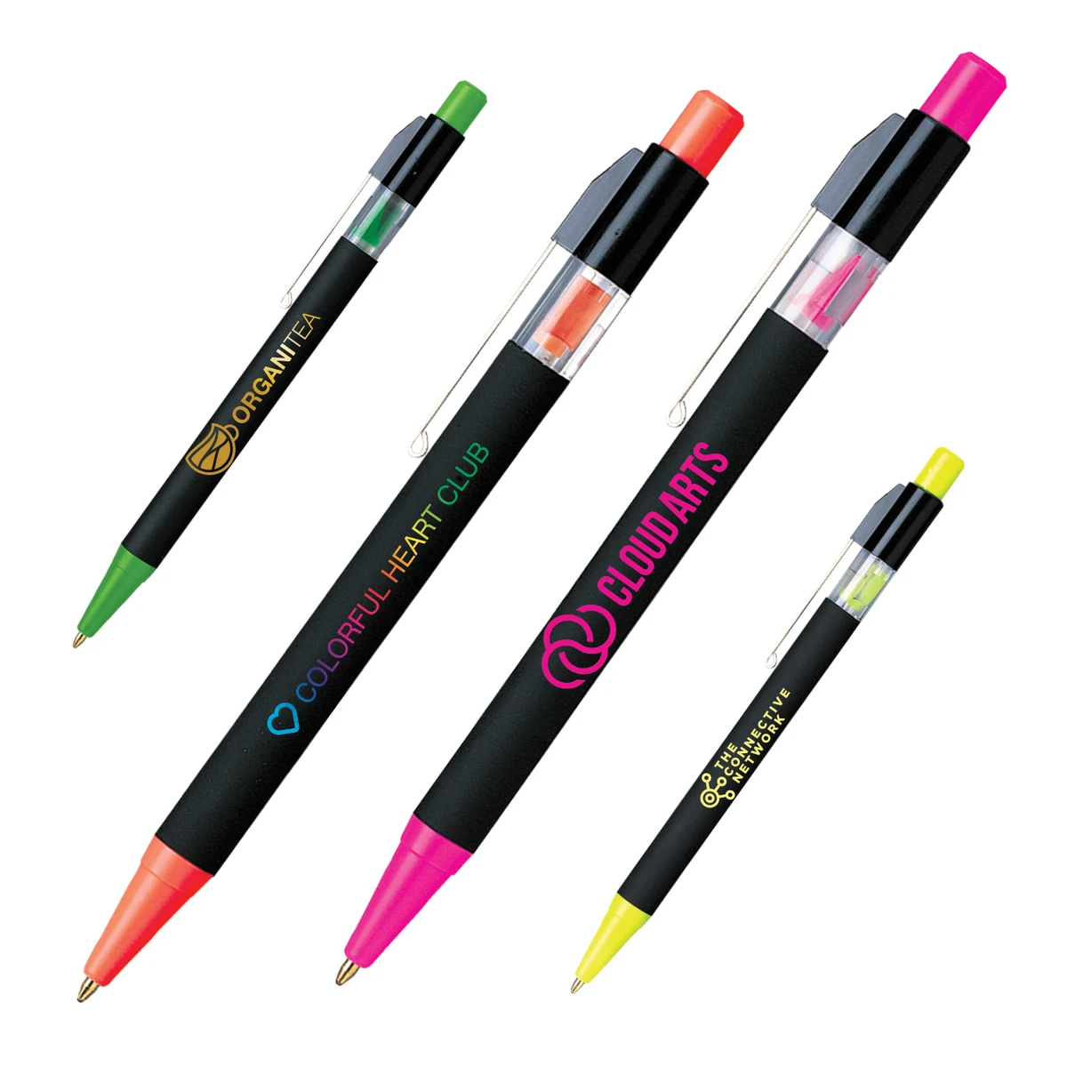 Neon Click-Action Pen 1