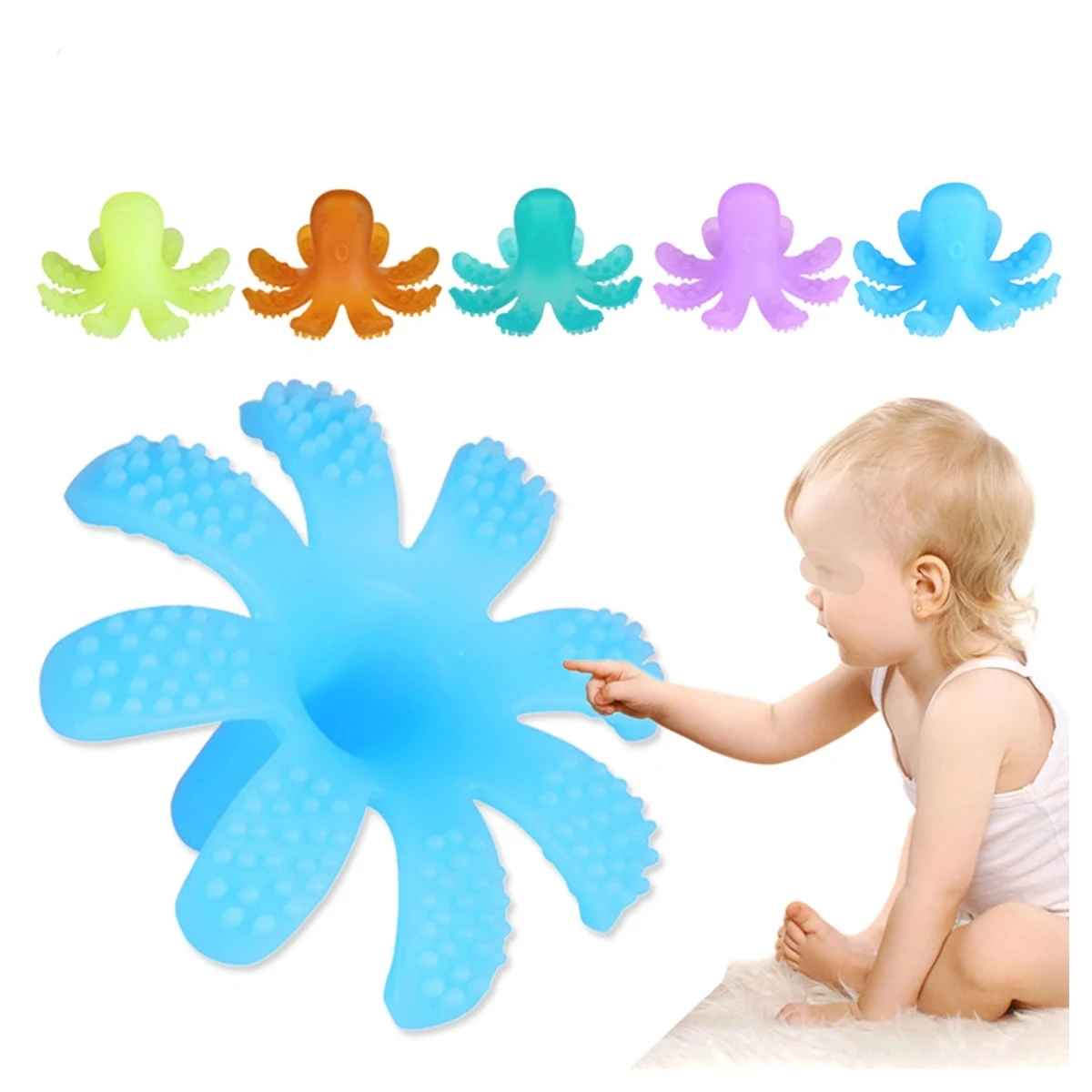 Baby Teether Silicone Toys 1