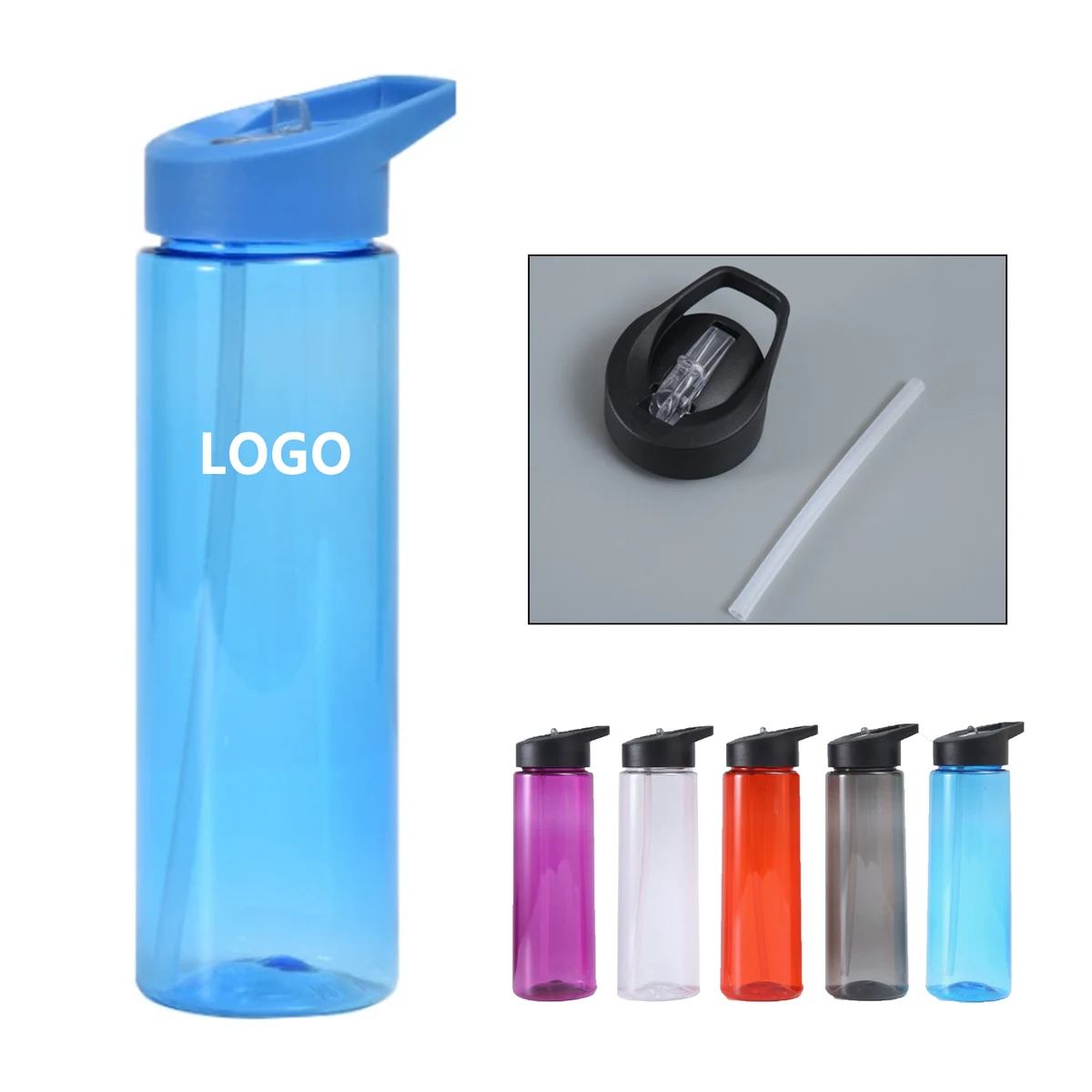 24 oz. Plastic Water Bottles 1