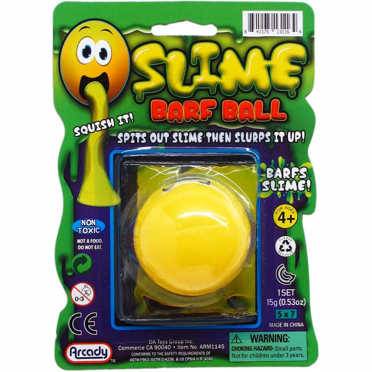Slime Barf Ball Assorted Colors