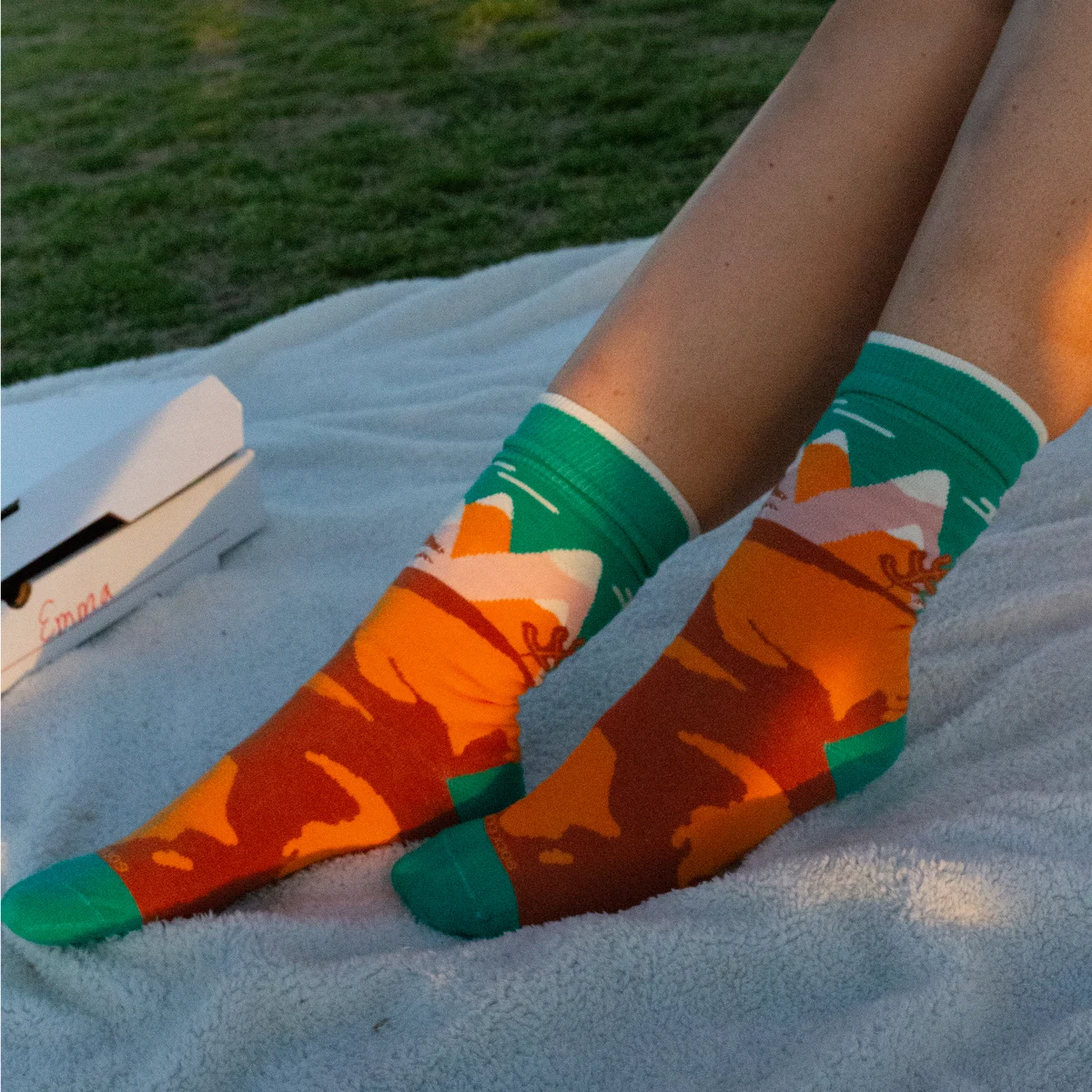 Cotton Spring Socks - Fresh Natural Comfort for the Season - American Made 1