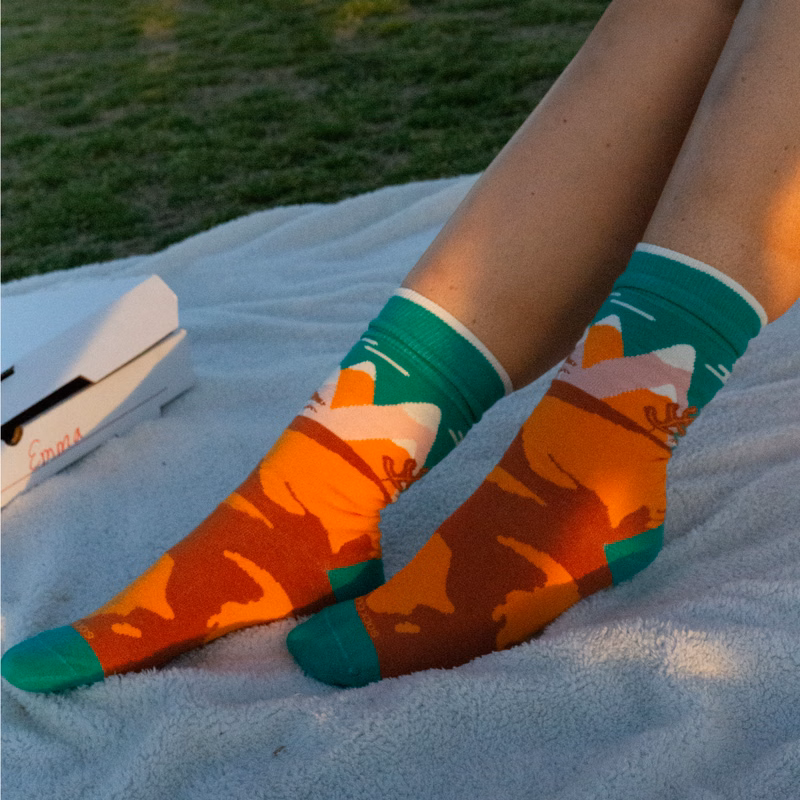 Cotton Spring Socks - Fresh Natural Comfort for the Season - American Made