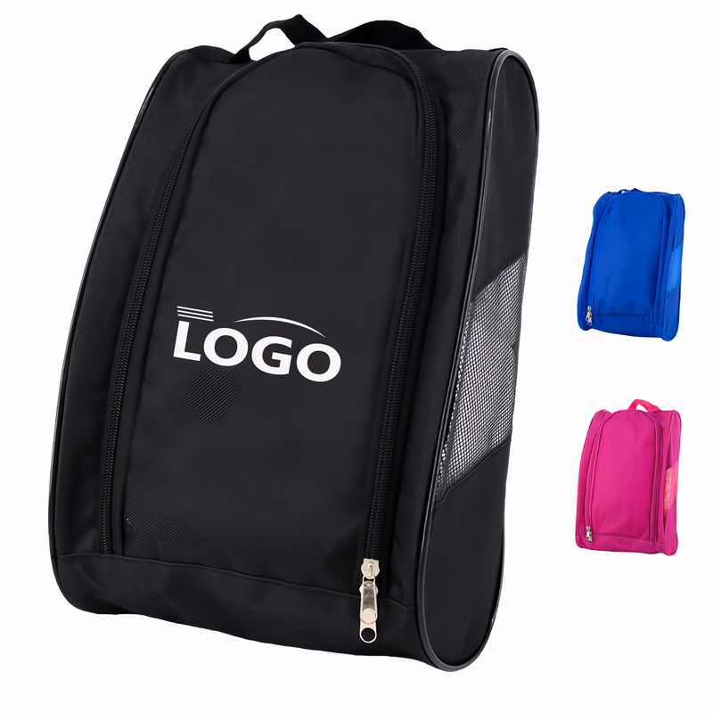 Waterproof Oxford Cloth Shoe Bag with Zipper and Ventilation