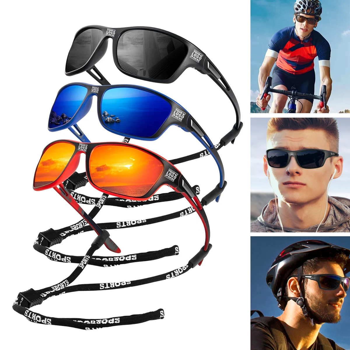 Men Sport Driving Cycling Fishing UV Protection Polarized Sunglasses 1