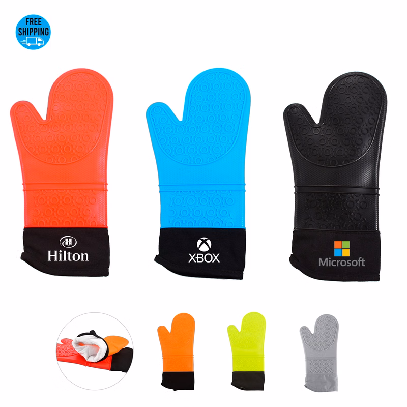 Non-Slip Kitchen Silicone Oven Mitt - OCEAN