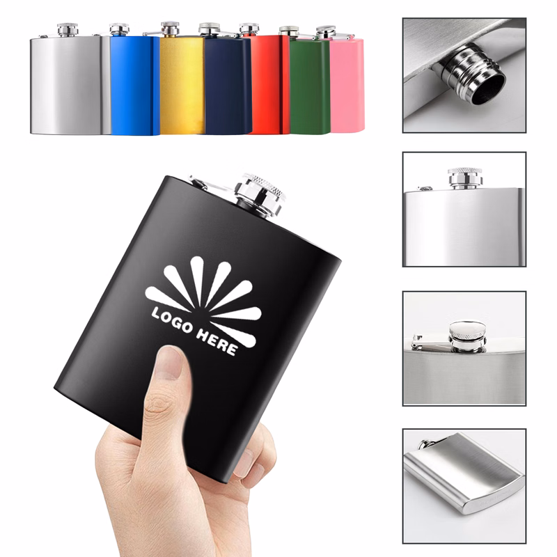 8oz Stainless Steel Liquor Flask MOQ20