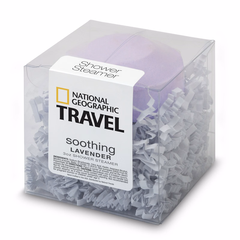 Shower Steamer in Clear Box - Soothing Lavender