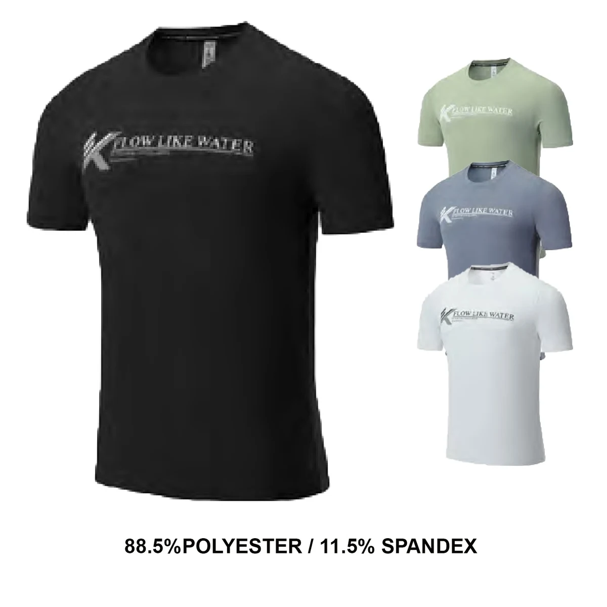 Men's Running Short Sleeve T-Shirt - Stock Style 29 1