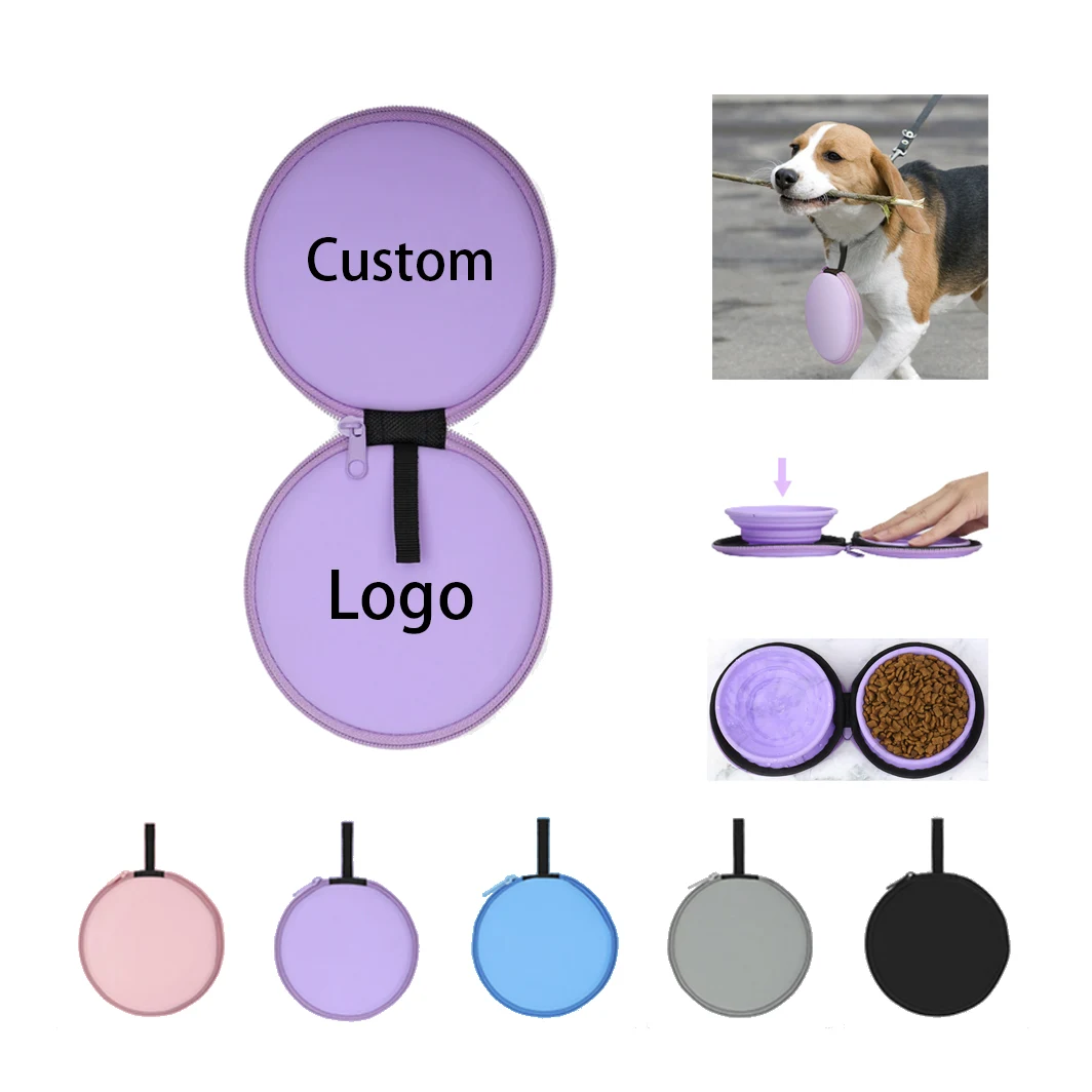 Silicone Double-Fold Pet Bowl 1