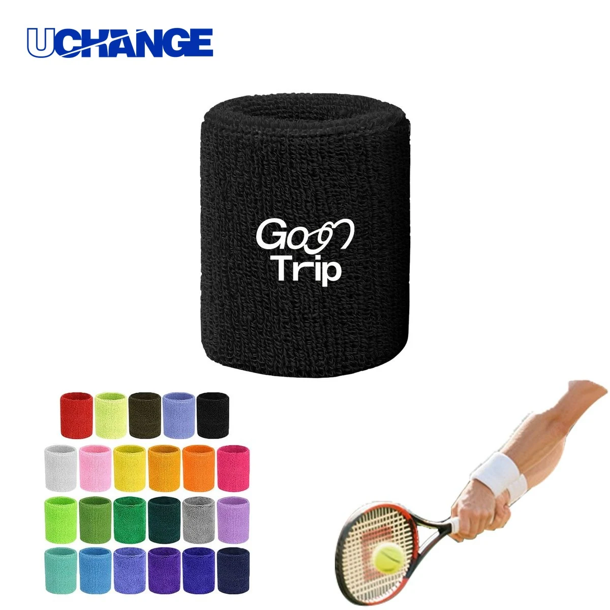 Sweat Absorbing Towel Wristband 1