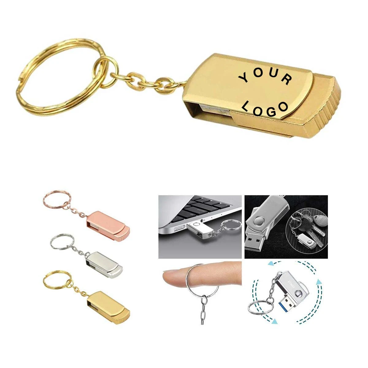Durable Metal 4GB USB Stick for Data Storage 1