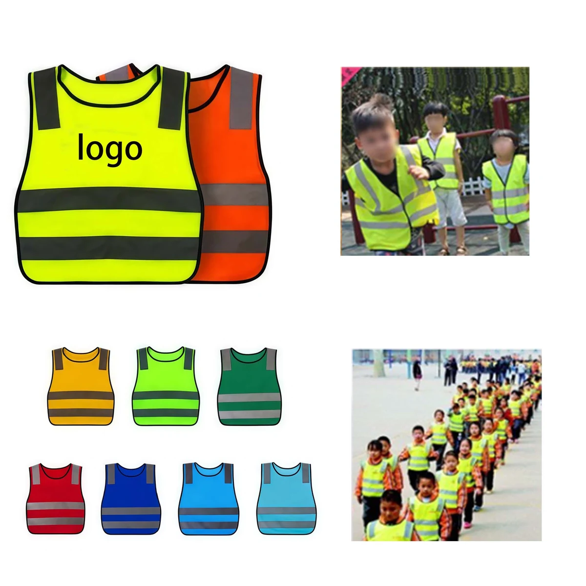 Outdoor Safety Children's Reflective Vest 1
