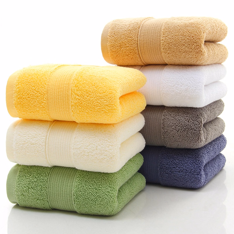 Solid Color Cotton Towel