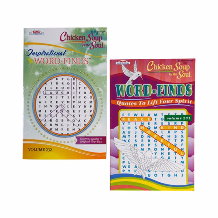 Chicken Soup for the Soul Word Find Books - Two Titles