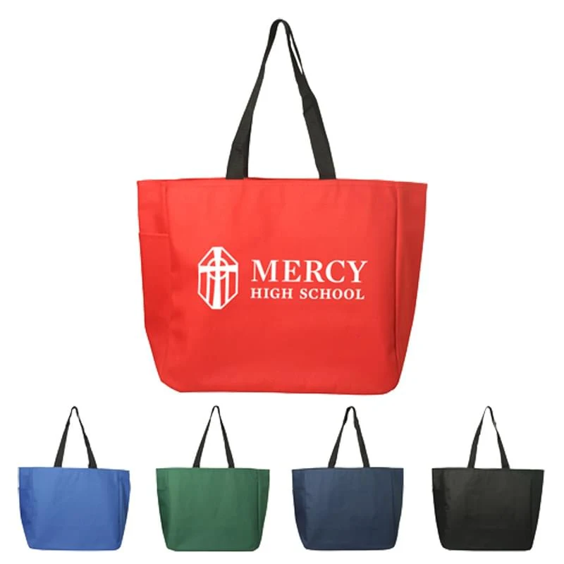 Bags - Metro Tote Bag (13"W x 12"H x 6.5"D), custom tote bag with logo imprint 1