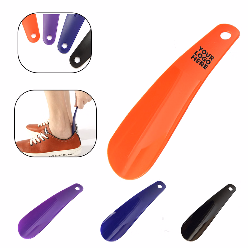 Compact Durable With Non-Slip Grip Plastic Shoe Horn