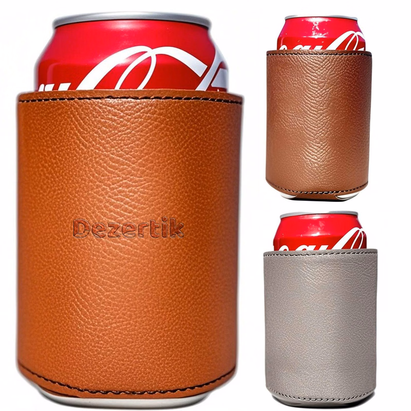 PU Leather Can Cooler Sleeve