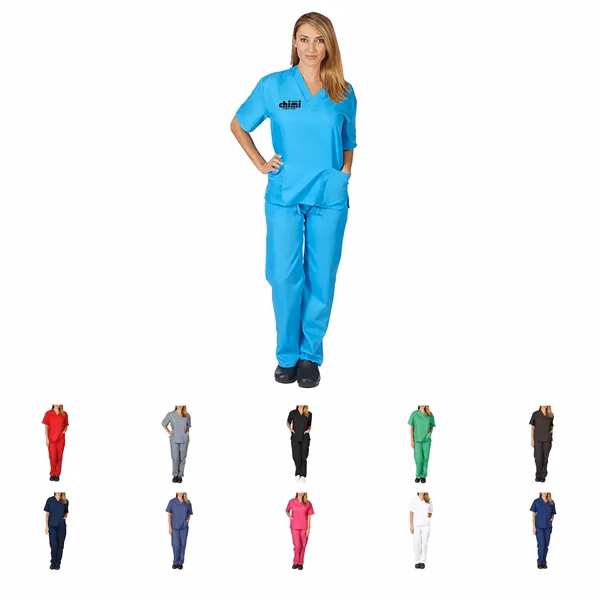 Women'S V Neck Scrub Sets
