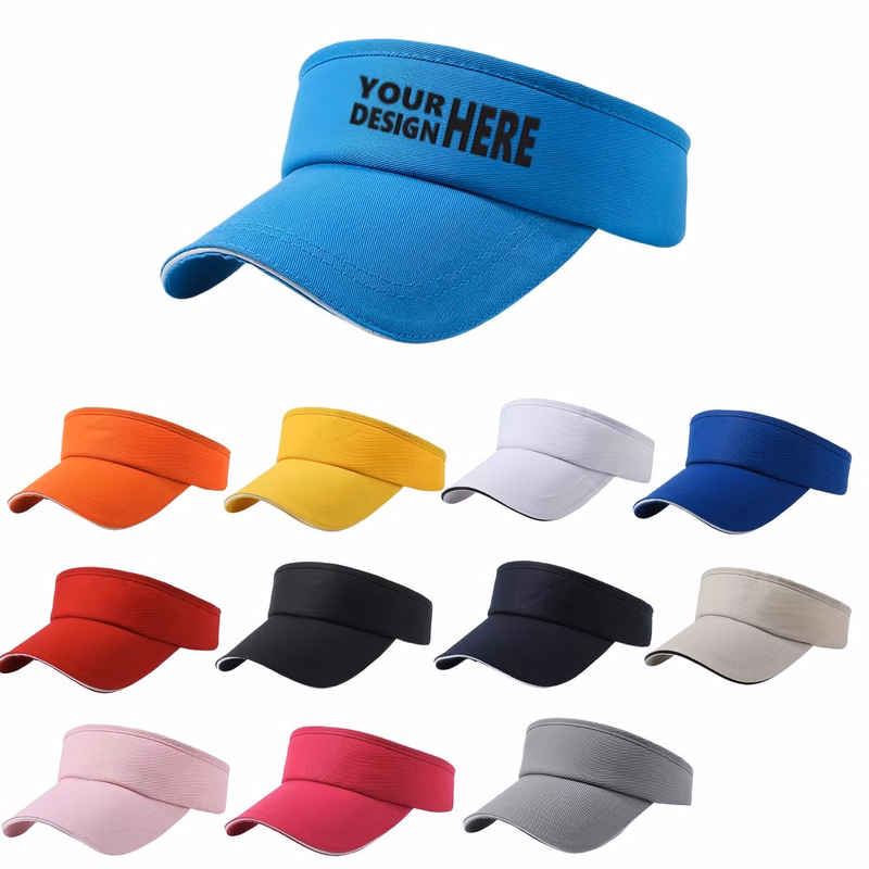 Adjustable Empty Top Sun Cap