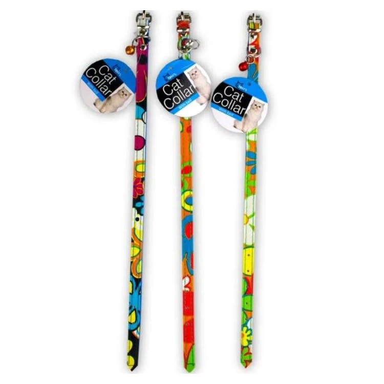 Cat Collar With Bell - Assorted Colors 1