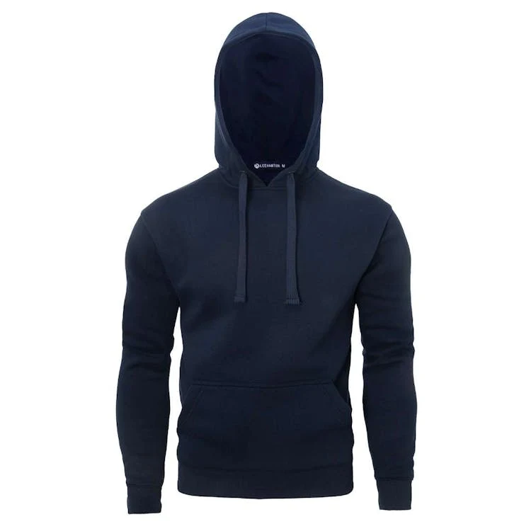 Fleece Pullover Hoodies - Size 2XL Navy, custom hoodie or sweatshirt with logo imprint 1