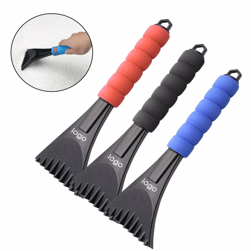 Car Windshield Ice Scraper with Foam Handle