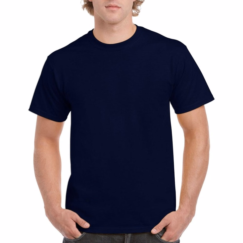 Irregular Gildan T-Shirts - Navy Small
