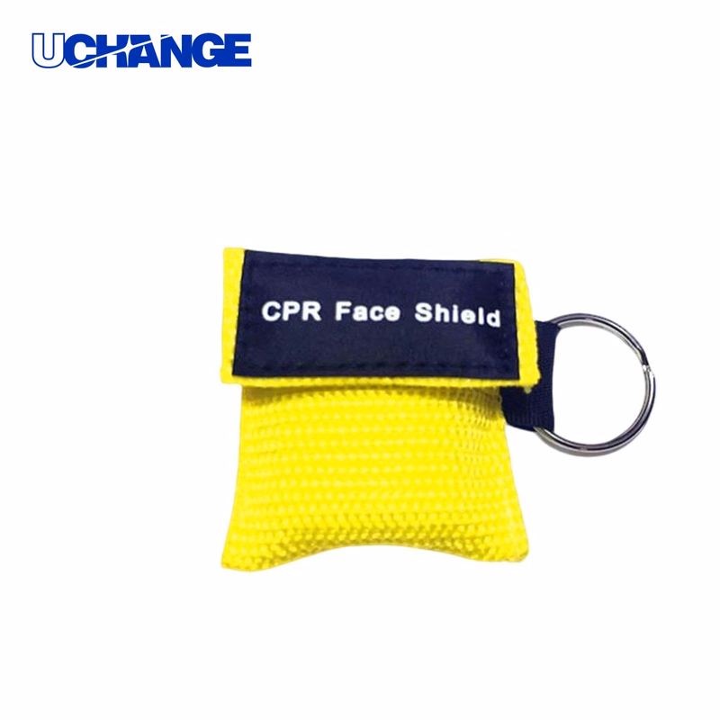 CPR Face Shield Mask with One Way Valve Keychain