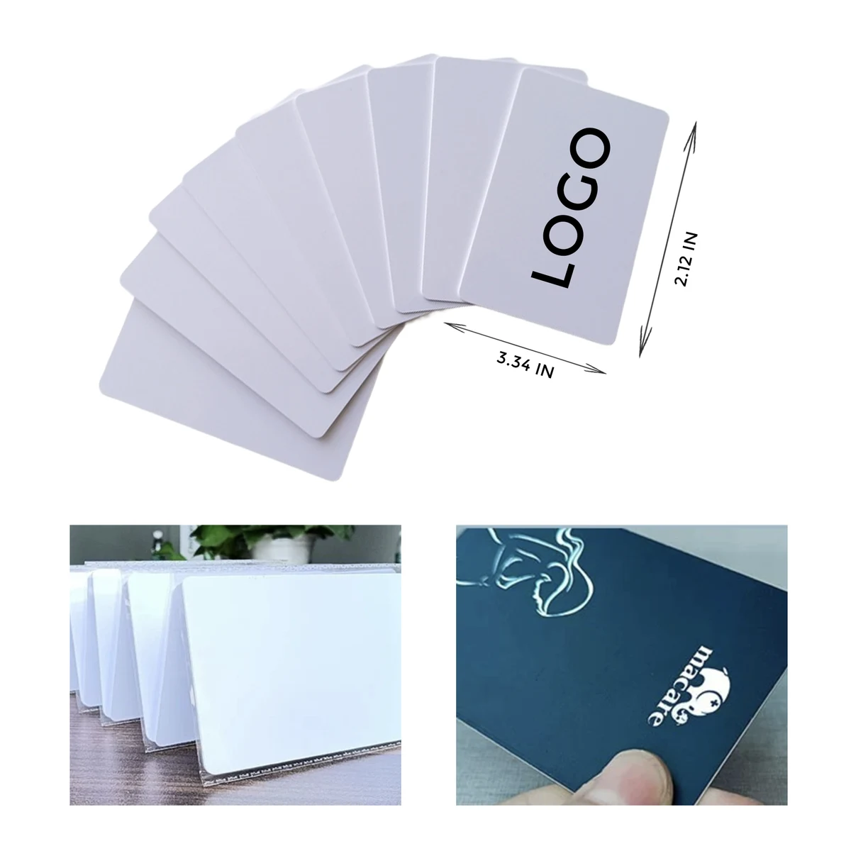 MOQ 50 PCS Stylish PVC Plastic Identity Card 1