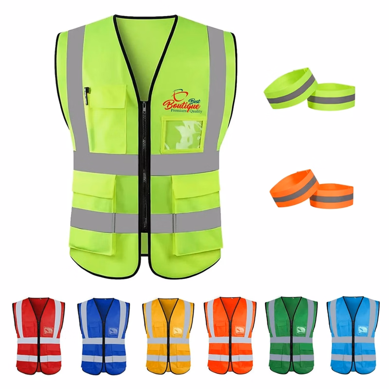 ANSI/ISEA Standards High Visibility Reflective Safety Vest