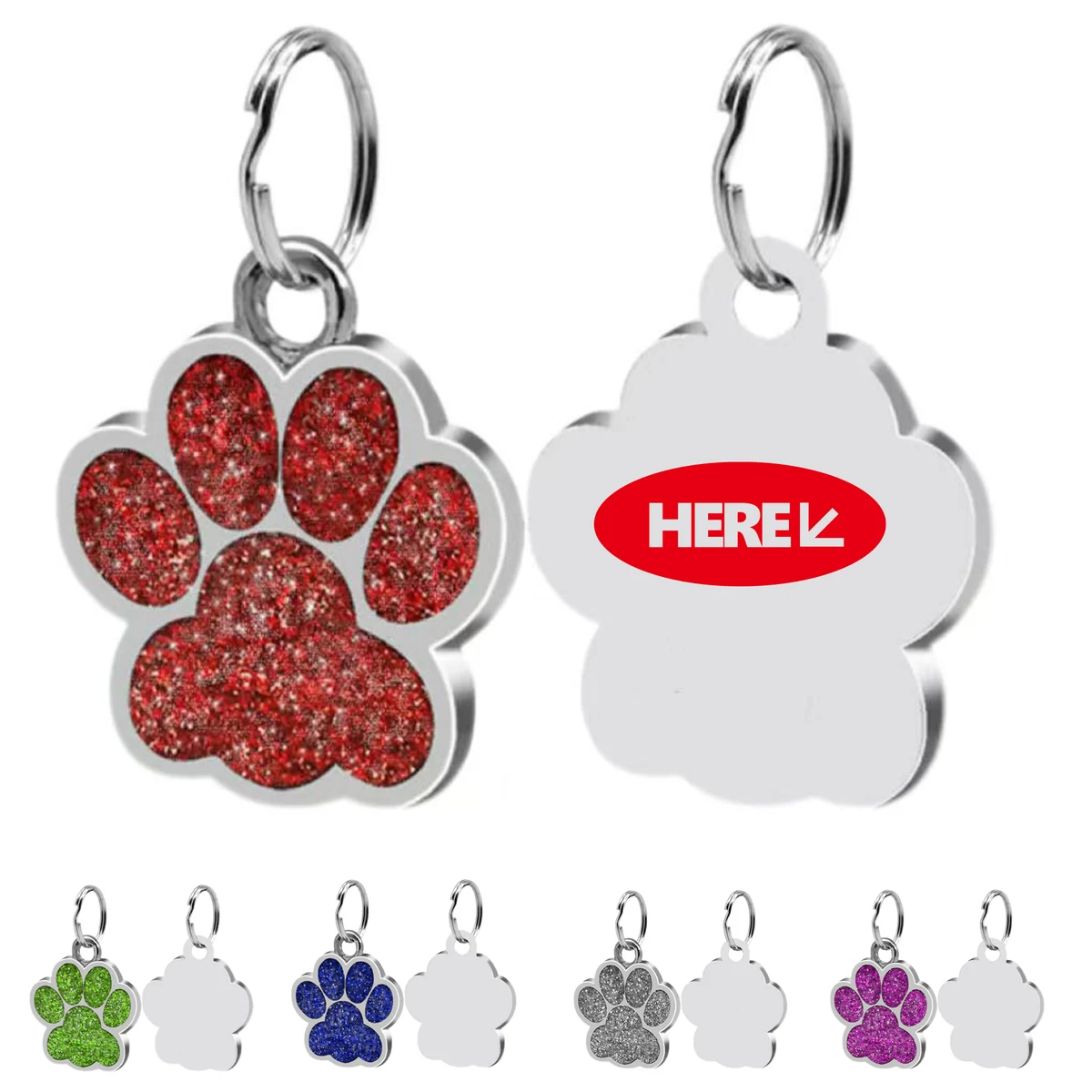 Stainless Steel Dog Paw Accessory 1