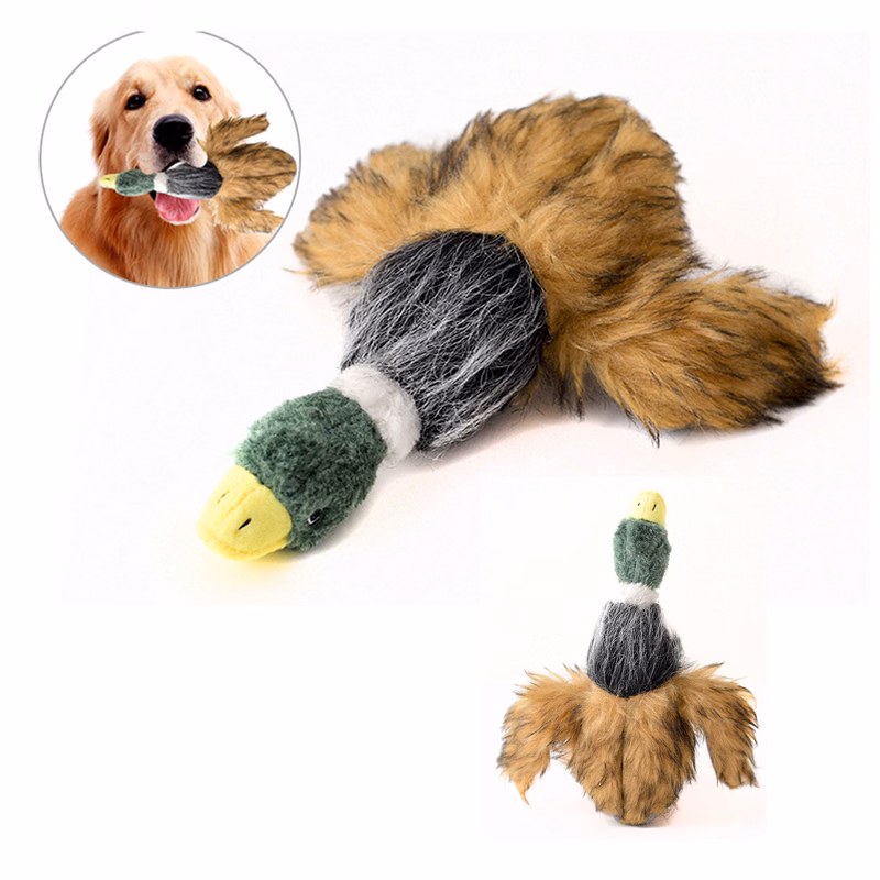 Custom Mallard Migrator Bird Plush Dog Toy with Your Own Design