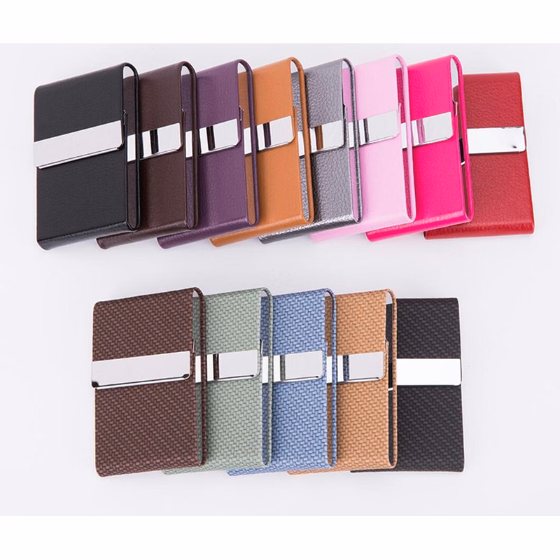 Business Card Holder Case With Magnetic Shut