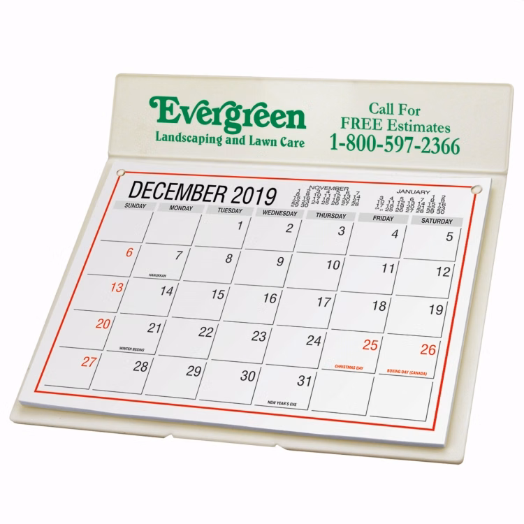 Desk Calendar w/ Mailing Envelope