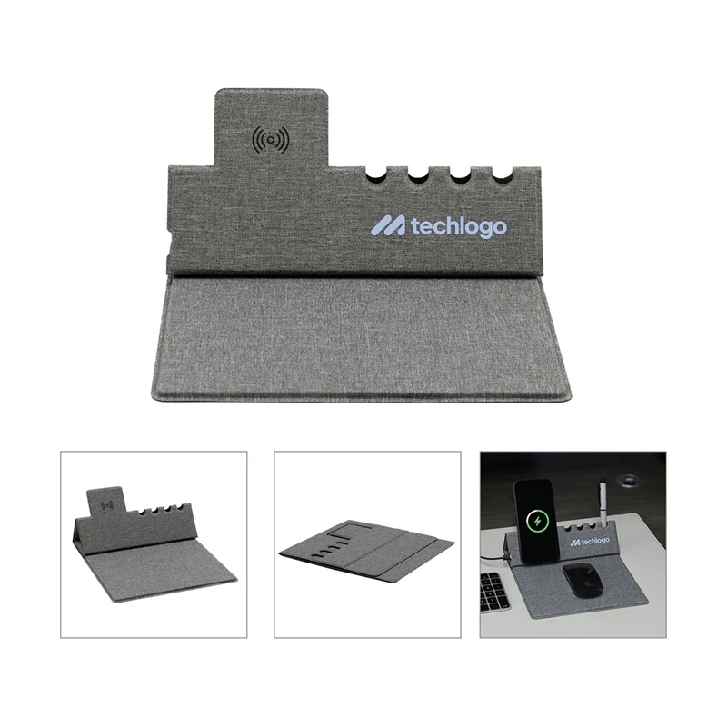 EvoPad Charge 2 RPET Desktop Organizer / Wireless Charger 1