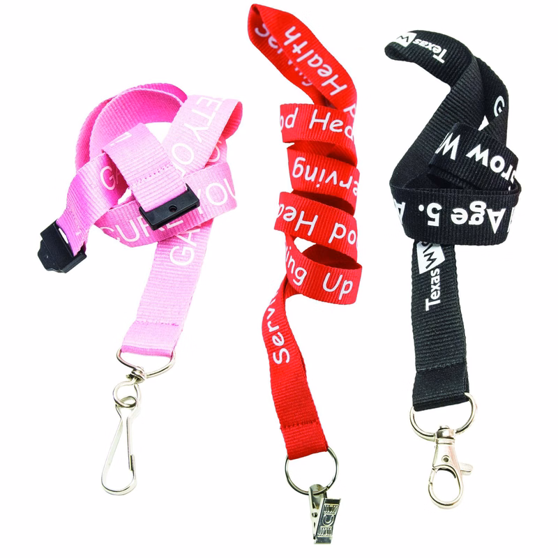 7 Days Rush Polyester Lanyards 5/8"
