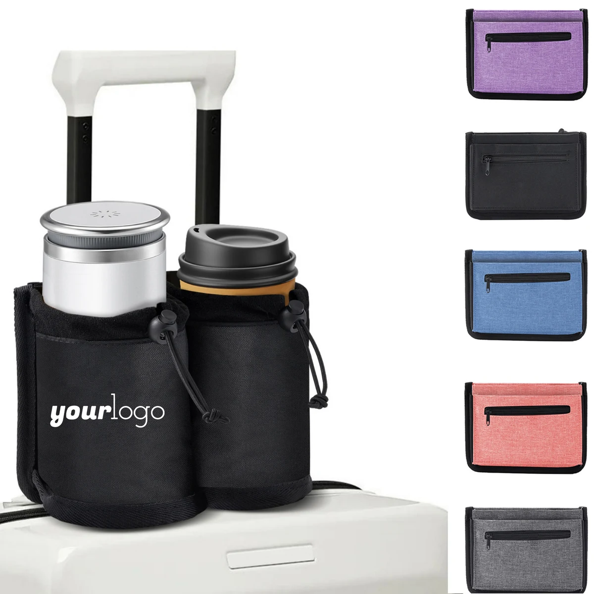 Travel Suitcase Drink Storage Pouch 1