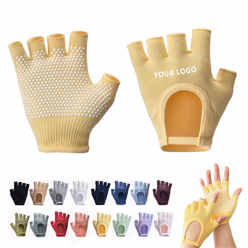 Non Slip Fingerless Sports Gloves